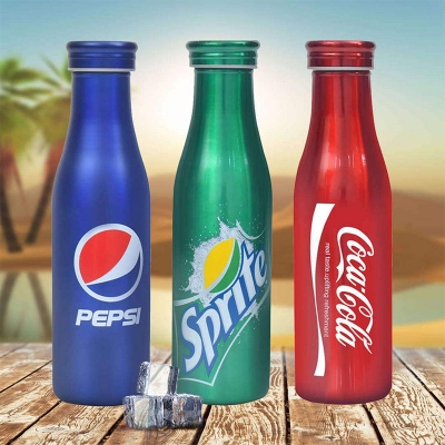 Picture of 500ml stainless steel Vacuum Coca Cola Design Water Bottle