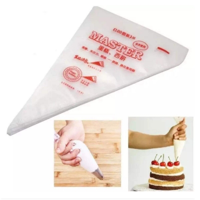 Picture of 50 pcs Plastic Disposable Piping Bags Cake Cream Decorating