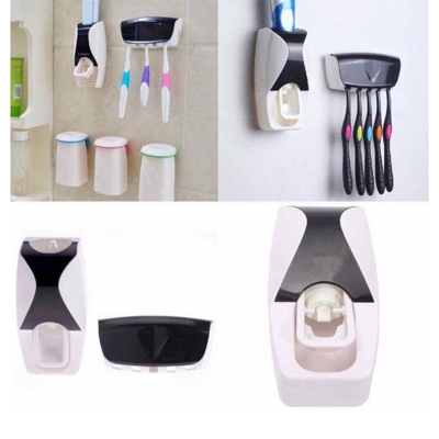 Picture of Automatic Toothbrush Holder with Toothpaste Dispenser