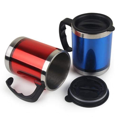 Picture of Enjoy Your Coffee On The Go With Stainless Steel Travel Coffee Mug - Stylish And Functional Coffee Mug For Travelers