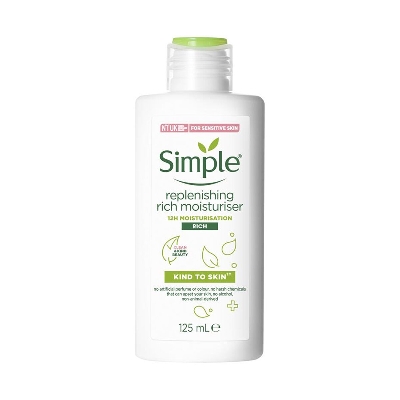 Picture of Simple Kind To Skin Replenishing Rich Moisturiser 125Ml - Night Cream