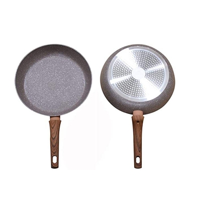 Picture of JIO 24cm Marble Stone Coated Non Cast Iron Stick Aluminum Anti Scratch Heat Resistant Frying Pan