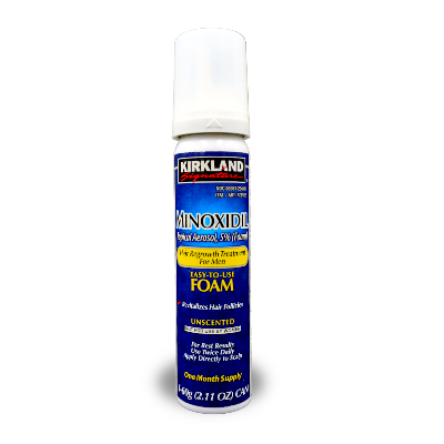 Picture of Kirkland Minoxidil Foam 5% Extra Strength Hair Loss Regrowth Treatment Men 60ml 1-Month Supply