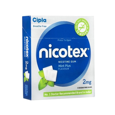 Picture of Cipla Nicotax 2Mg Nicotine Chewing Gum