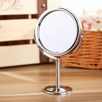 Picture of Small Circular Makeup Pocket Mirror Stand