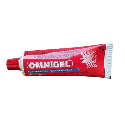 Picture of Cipla Omnigel For Fast Relief From Pain, Sprain & Strain 75g