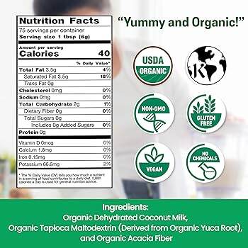 Picture of Ceylon Naturals Organic Coconut Milk Powder 150g