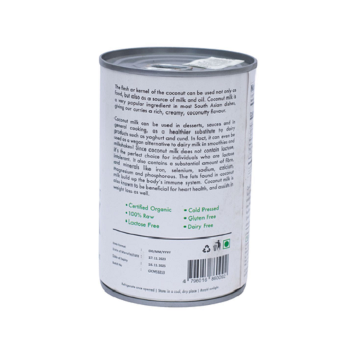 Picture of Ceylon Naturals Organic Coconut Milk 400ml