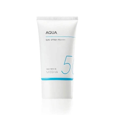 Picture of Missha skin care product All Around Safe Block Aqua Sun Gele SPF50+/PA++++ 50ml