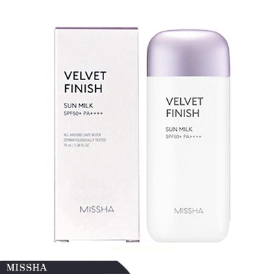 Picture of MISSHA All Around Safe Block Velvet Finish Sun Milk SPF50+ PA++++ 70ml