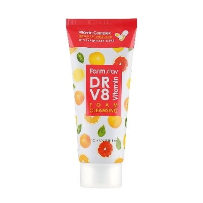 Picture of FARM STAY Dr-V8 Vitamin Foam Cleansing 100ml