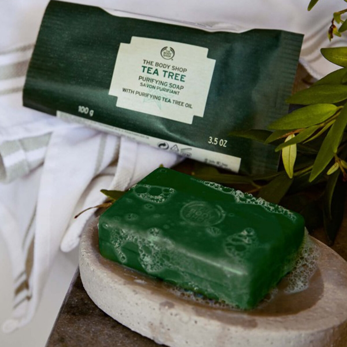 Picture of The Body Shop Tea Tree Purifying Soap - 100g