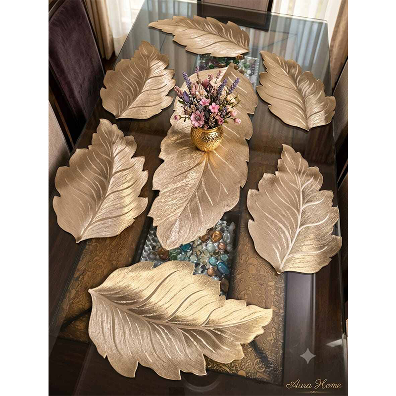 Picture of 6 pc mat 1 pc runner Dining Mat (7pc set)
