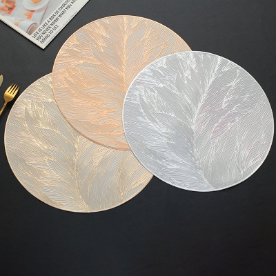 Picture of 6 Pcs Placemat Fashion PVC Dining Table Mat Plate Pads