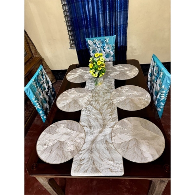 Picture of 6 pc mat 1 pc runner Dining Mat (7pc set)