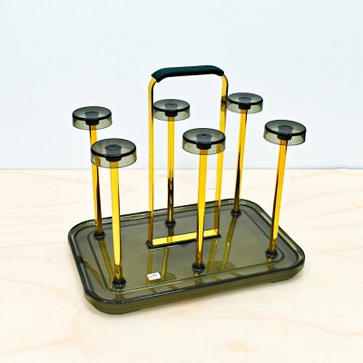 Picture of 6 Hook Metal & Plastic Glass Stand