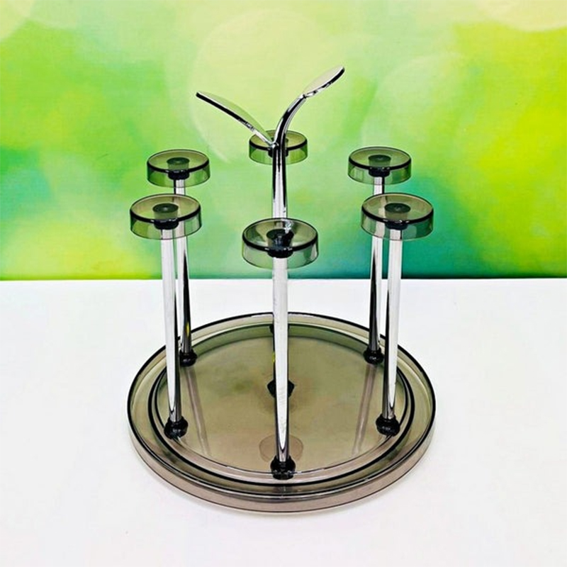 Picture of 6 Hook Metal & Plastic Glass Stand