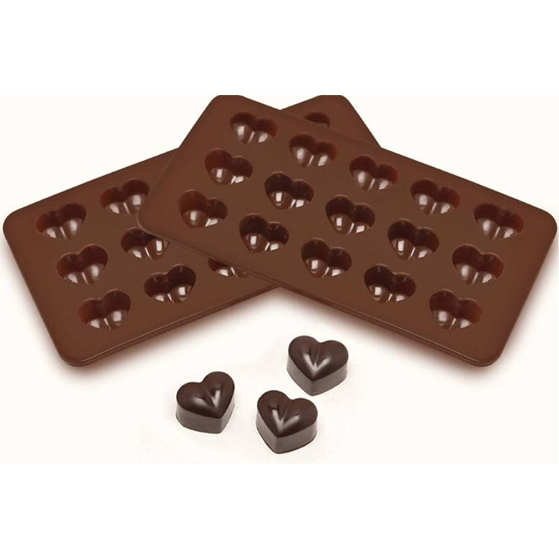 Picture of Heart Silicone Mold 15 Hearts Cute Molds