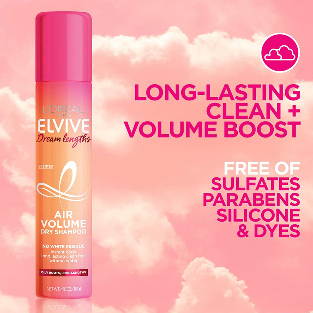 Picture of LOreal Elvive Dream Lengths Air Volume Dry Shampoo 200ml