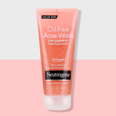Picture of Neutrogena Oil-Free Pink Grapefruit Acne Wash Scrub 198ml