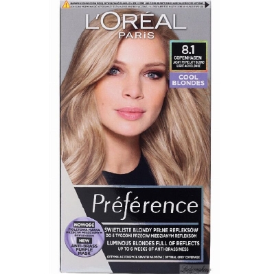 Picture of Loreal প্যারিস পছন্দের কুল ব্লন্ডস হেয়ার ডাই কোপেনহেজেন 8.1(null)
