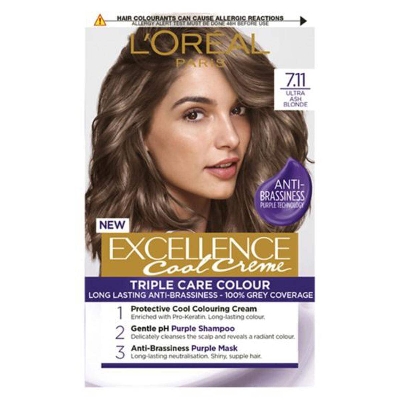 Picture of LOreal Excellence Cool Creme Triple Care Colour 7.11 Ultra Ash Blonde