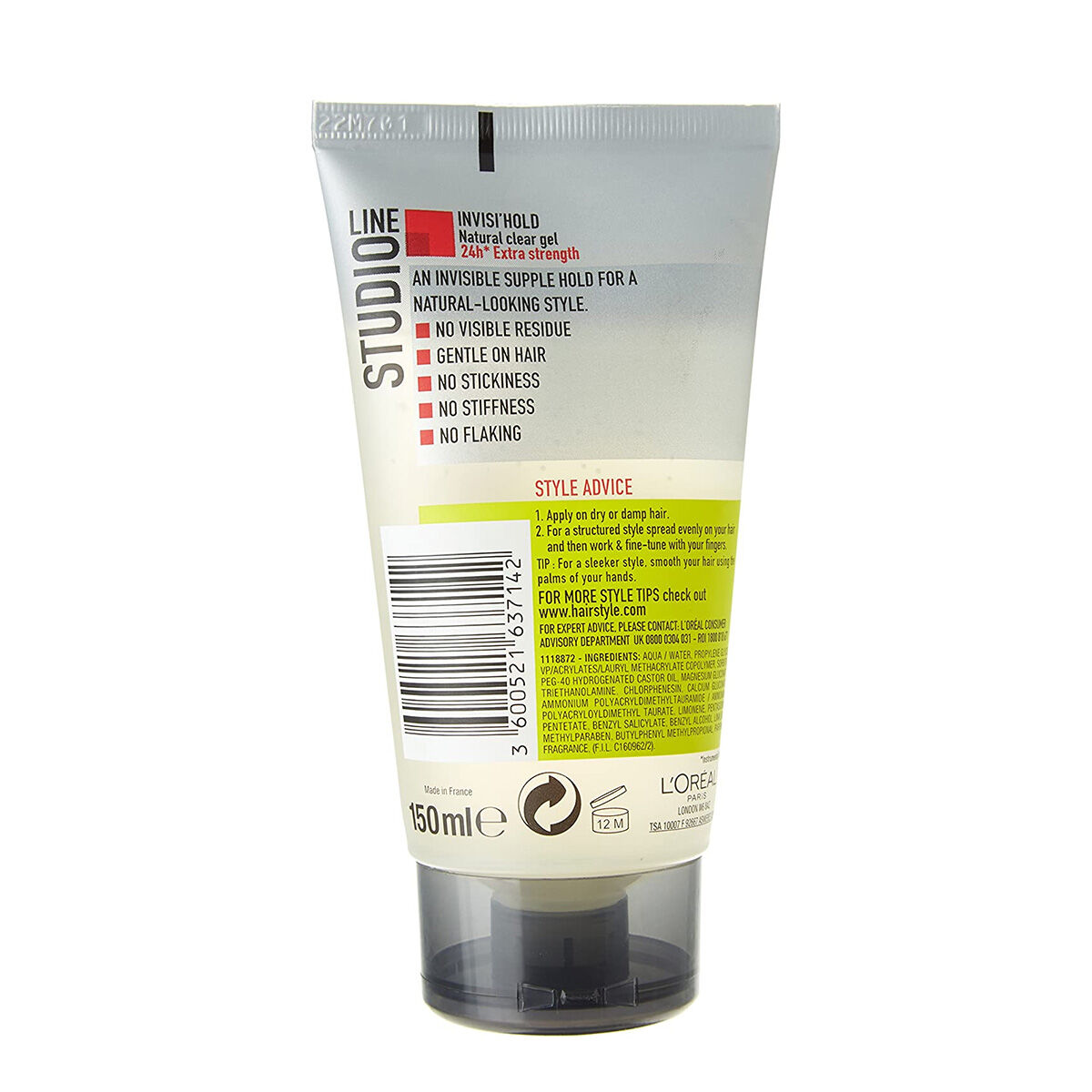 Picture of Loreal Paris Line Studio Invisi Hold 6 Normal Styling Hair Gel 150ml