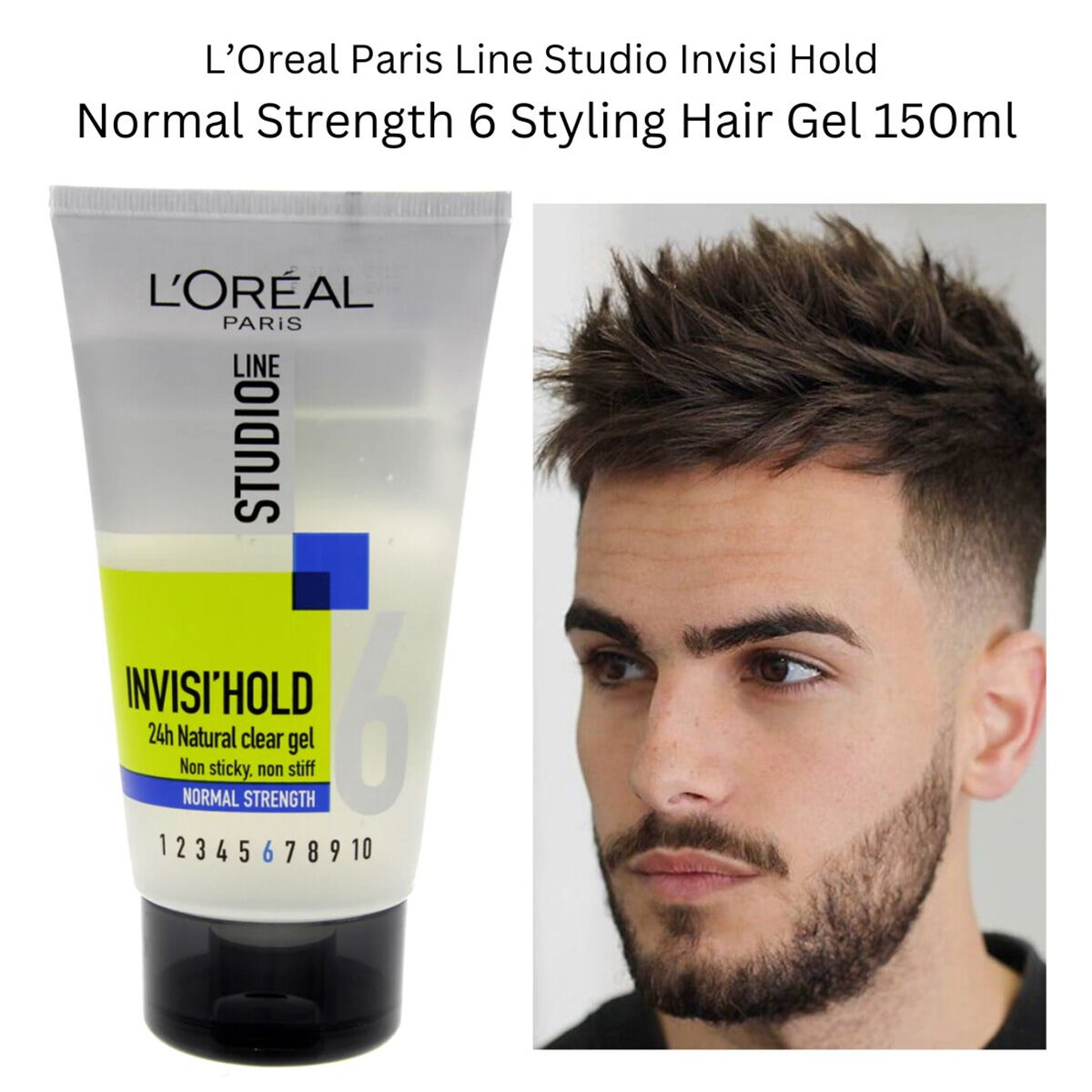 Picture of Loreal Paris Line Studio Invisi Hold 6 Normal Styling Hair Gel 150ml
