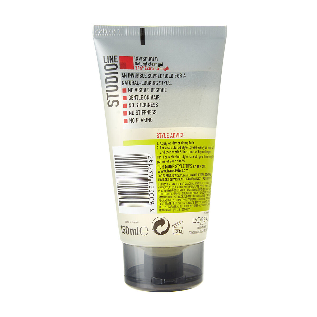 Picture of Loreal Paris Line Studio Invisi Hold 8 Extra Strength Styling Hair Gel 150ml