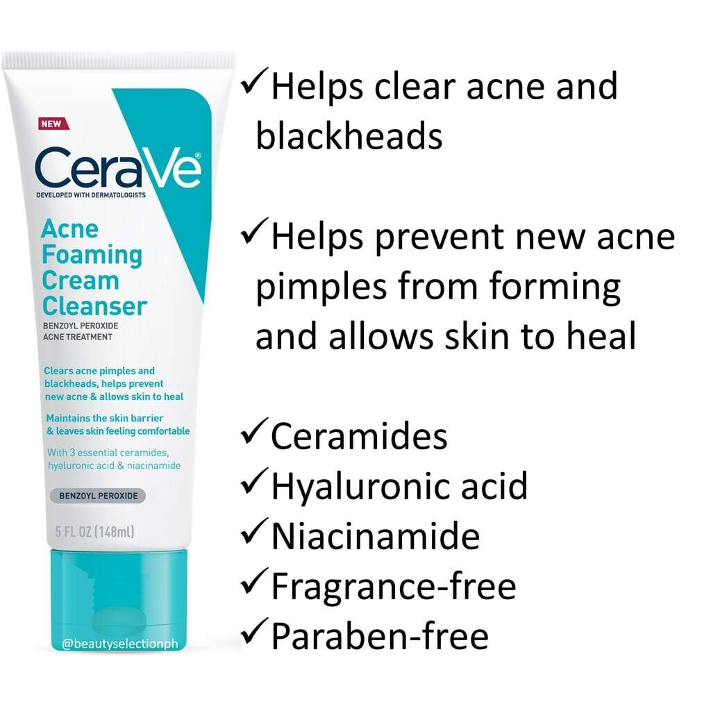 Picture of Cerave Acne Foaming Cream Cleanser 150ml