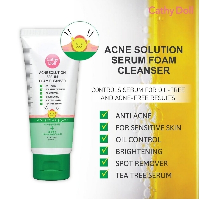 Picture of Cathy Doll Acne Solution Serum Foam Cleanser 100ml