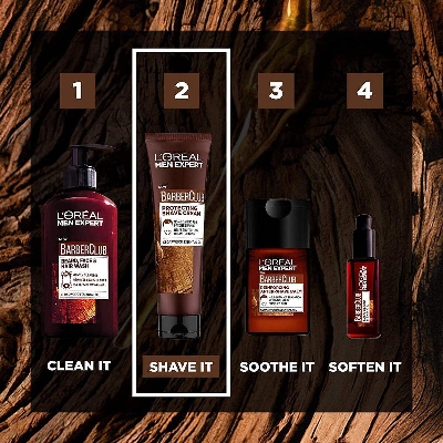 Picture of LOreal Men Barber Club Protective Shave Cream 150ml