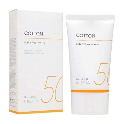 Picture of Missha All Around Safe Block Cotton Sun 50ml SPF50+ PA++++ 50ml