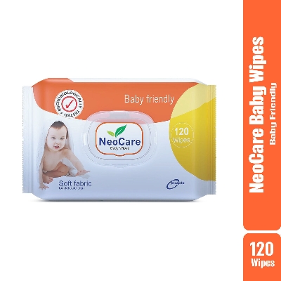 Picture of Neocare Wet Wipes for Baby - 120 Wipes