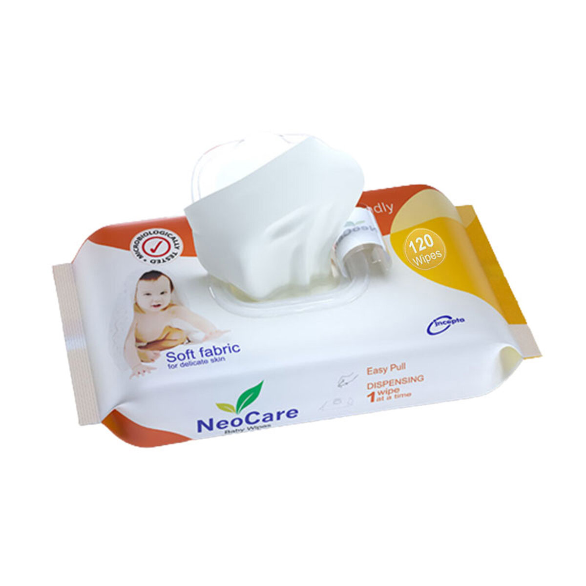 Picture of Neocare Wet Wipes for Baby - 120 Wipes