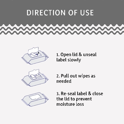 Picture of Neocare Wet Wipes for Baby - 120 Wipes