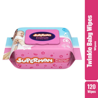 Picture of Supermom Baby Wipes 120 Pcs