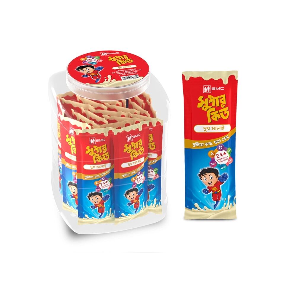 Picture of Super Kid Dudh Malai Flavor - 12gm x 40pcs Jar