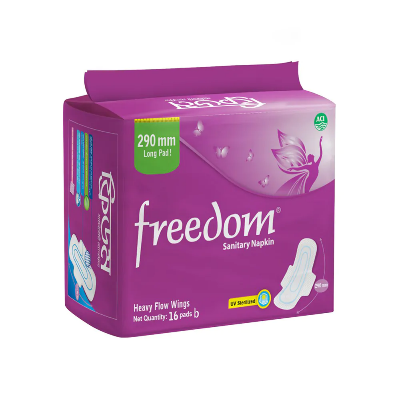 Picture of Freedom Heavy Flow Wings Sanitary Napkin 16 Pads