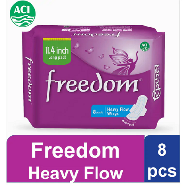 Picture of Freedom Heavy Flow Wings Sanitary Napkin 8 Pads