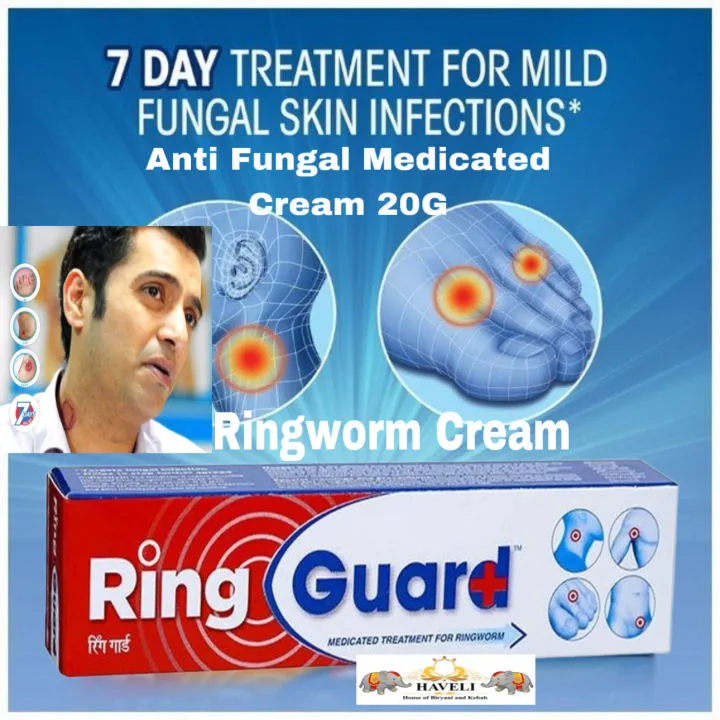 Picture of Ring Guard Anti Fungal Cream Tube Of 12g for Ringworm Treatment - Antifungal Care
