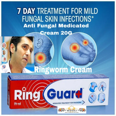 Picture of Ring Guard Anti Fungal Cream Tube Of 12g for Ringworm Treatment - Antifungal Care