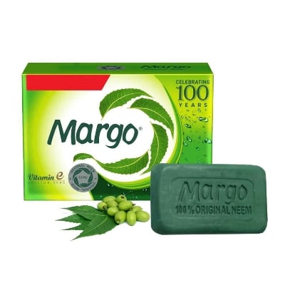 Picture of Margo 100% Original Neem Body Soap 100g - Anti-Bacterial & Moisturizing Single Pack