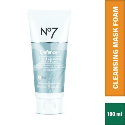 Picture of No7 Defence+ 3 in 1 Cleansing Mask Foam 100ml