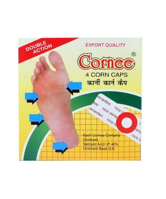 Picture of Four Corn Caps Triple Action - Relived and Removes Corn Extra Care