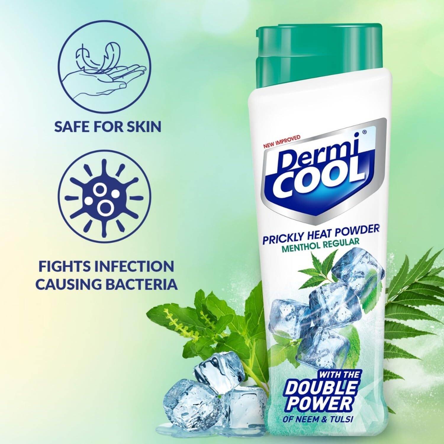 Picture of Dermi cool Prickly Heat Powder Menthol Regular 150g