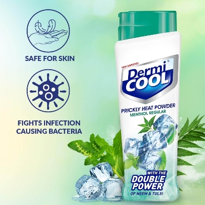 Picture of Dermi cool Prickly Heat Powder Menthol Regular 150g