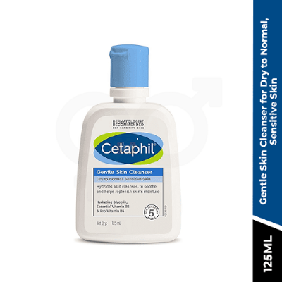 Picture of Cetaphil Gentle Skin Cleanser - For Face & Body, Dry to Normal & Sensitive Skin 125ml