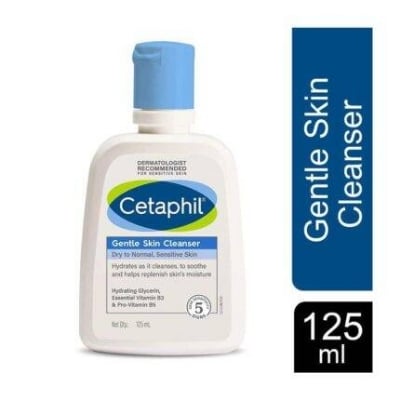 Picture of Cetaphil Gentle Skin Cleanser - For Face & Body, Dry to Normal & Sensitive Skin 125ml