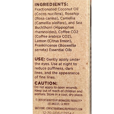 Picture of Beauty Guru Natural Under Eye Serum 8ml